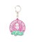 CHEERFUL LOGO AND FACE RUBBER KEY CHARM