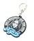 CHEERFUL LOGO AND FACE RUBBER KEY CHARM