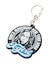 CHEERFUL LOGO AND FACE RUBBER KEY CHARM