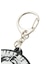 CHEERFUL LOGO AND FACE RUBBER KEY CHARM