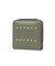 LOGO AND STAR STUDDED FAUX LEATHER MINI WALLET