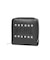 LOGO AND STAR STUDDED FAUX LEATHER MINI WALLET