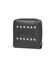 LOGO AND STAR STUDDED FAUX LEATHER MINI WALLET