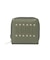 LOGO AND STAR STUDDED FAUX LEATHER MINI WALLET
