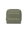 LOGO AND STAR STUDDED FAUX LEATHER MINI WALLET