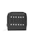LOGO AND STAR STUDDED FAUX LEATHER MINI WALLET