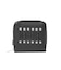 LOGO AND STAR STUDDED FAUX LEATHER MINI WALLET