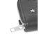 LOGO AND STAR STUDDED FAUX LEATHER MINI WALLET