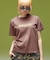 RHINESTONE AND BUTTERFLY LOGO S/S TEE