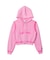 FADED CUT OFF COMPACT ZIP UP SWEWAT HOODIE
