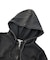 FADED CUT OFF COMPACT ZIP UP SWEWAT HOODIE