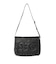 XG LOGO PATCH STUDDED FAUX LEATHER SHOULDER BAG