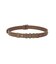 METAL LOGO STUDDED FAUX LEATHER BELT