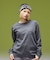 THE X-GIRL SCRIPT LOGO JACQUARD BEANIE