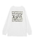 BRUSHED COLLAGE GRAPHIC LOGO L/S BIG TEE DRESS