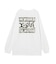 BRUSHED COLLAGE GRAPHIC LOGO L/S BIG TEE DRESS