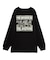 BRUSHED COLLAGE GRAPHIC LOGO L/S BIG TEE DRESS