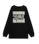 BRUSHED COLLAGE GRAPHIC LOGO L/S BIG TEE DRESS