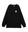 BRUSHED COLLAGE GRAPHIC LOGO L/S BIG TEE DRESS