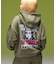 FACE BOX AND MESSAGE ZIP UP SWEAT HOODIE