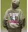 FACE BOX AND MESSAGE ZIP UP SWEAT HOODIE