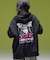 FACE BOX AND MESSAGE ZIP UP SWEAT HOODIE