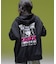 FACE BOX AND MESSAGE ZIP UP SWEAT HOODIE