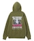 FACE BOX AND MESSAGE ZIP UP SWEAT HOODIE