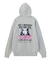 FACE BOX AND MESSAGE ZIP UP SWEAT HOODIE
