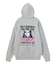FACE BOX AND MESSAGE ZIP UP SWEAT HOODIE