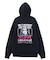 FACE BOX AND MESSAGE ZIP UP SWEAT HOODIE