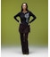 LAYERED STYLE VELOUR PANTS