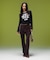 LAYERED STYLE VELOUR PANTS