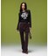 LAYERED STYLE VELOUR PANTS