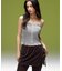 LAYERED STYLE VELOUR PANTS