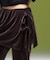 LAYERED STYLE VELOUR PANTS