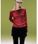 LAYERED STYLE VELOUR PANTS