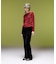 LAYERED STYLE VELOUR PANTS