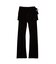 LAYERED STYLE VELOUR PANTS