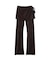 LAYERED STYLE VELOUR PANTS