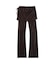 LAYERED STYLE VELOUR PANTS