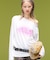 SCRIPT LOGO ONE SHOULDER L/S TEE