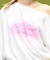 SCRIPT LOGO ONE SHOULDER L/S TEE