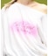 SCRIPT LOGO ONE SHOULDER L/S TEE