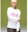 SCRIPT LOGO ONE SHOULDER L/S TEE