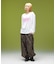 SCRIPT LOGO ONE SHOULDER L/S TEE