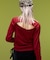 BACK SLIT COMPACT L/S TOP