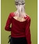 BACK SLIT COMPACT L/S TOP