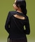 BACK SLIT COMPACT L/S TOP