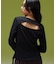 BACK SLIT COMPACT L/S TOP